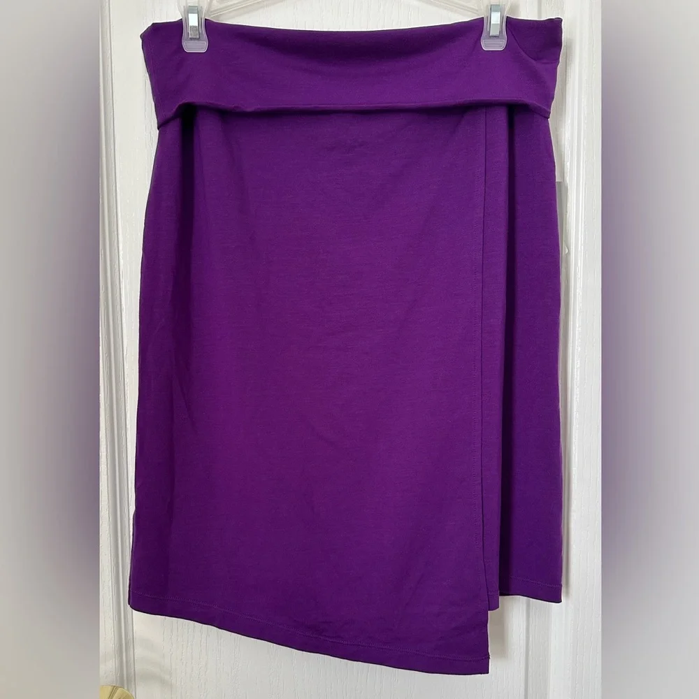 Athleta Purple Seaside Foldover Mini Skirt - Size: M - NWT - Picture 5 of 7
